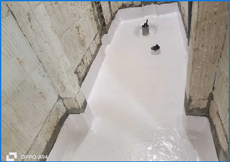 GRP Waterproofing of First-Floor Toilets, Sharjah