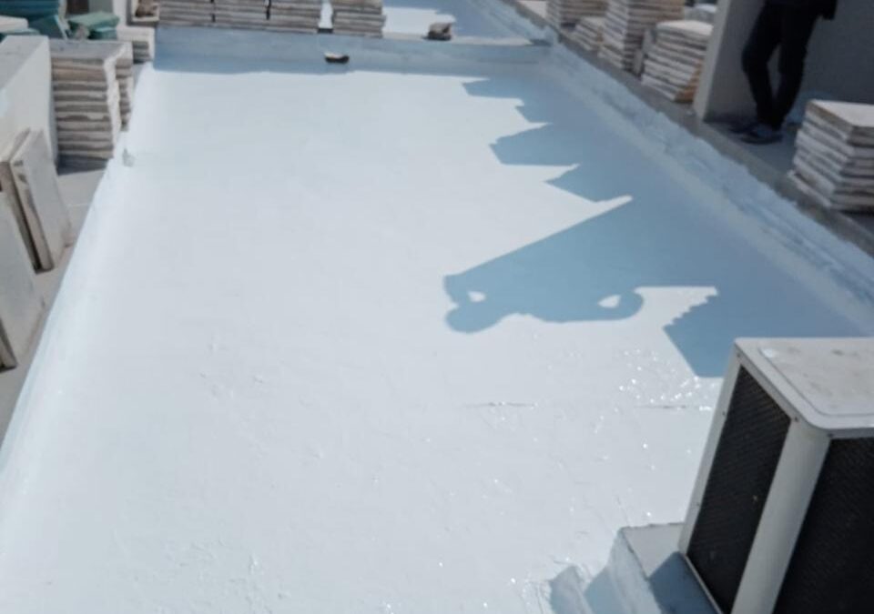Waterproofing of Flat Roof having AC and Tiled Areas at Dubai Villa