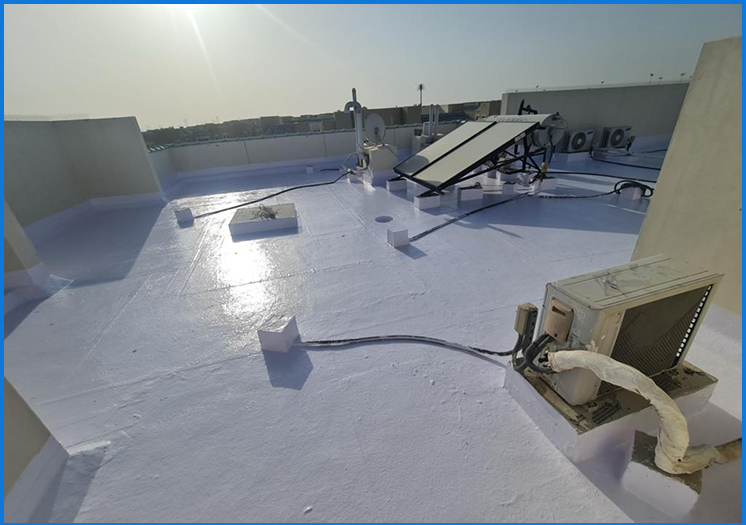 Waterproofing of Roof having Solar Panels and AC Units, Dubai