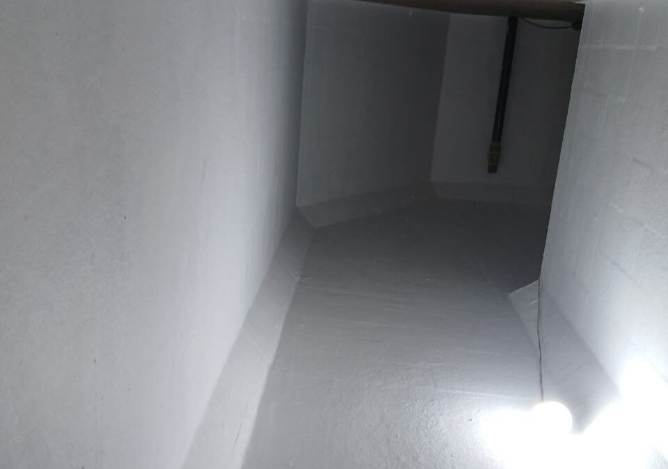 GRP Lining Over Tiled Surface in Residential Underground Water Tank, Dubai