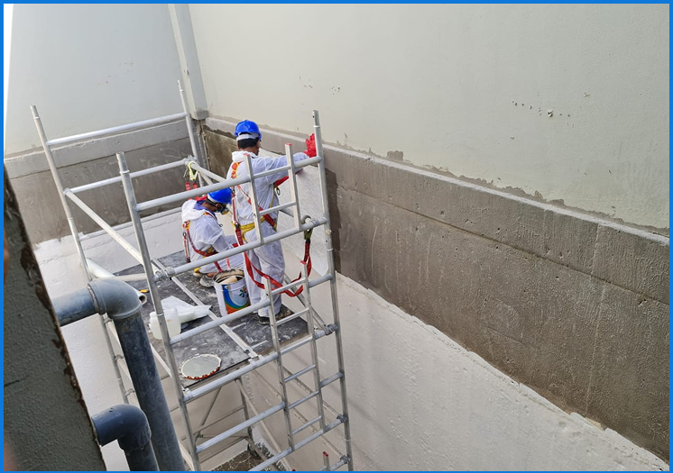 GRP & Gel Coat Work for Multiple ETP Tanks at Almarai, Abu Dhabi