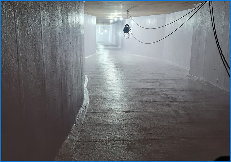 GRP Lining for Leaking Underground Water Tank with Tiled Interior, Ajman