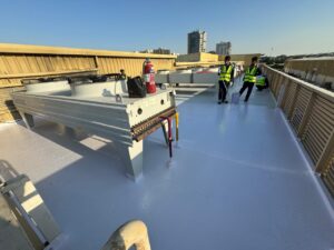 joints sealing on metal roof by slaman syed technical services